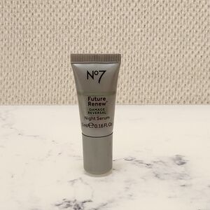 No 7 Future Renew Damage Reversal Night Serum Mini Travel Size .16 Oz